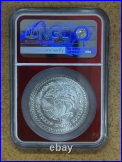 1993 Mo Mexico Libertad Onza Plata Pura 1 Troy oz