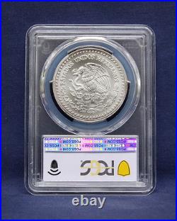 1993-mo Mexico Libertad 1 Oz. Silver Onza Pcgs Ms69