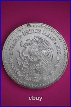 1994 Mexico Libertad 1 Onza. 999 Silver Coin Better Date Scarce Imperfect 3529