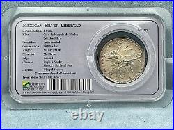 1995-1 Onza Mixican Silver Libertad Coin 99.9% Silver, Mintage of 500,000 coins