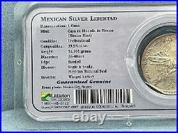 1995-1 Onza Mixican Silver Libertad Coin 99.9% Silver, Mintage of 500,000 coins