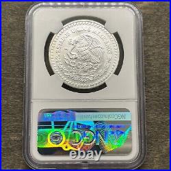 1995 Libertad Mo Mexico NGC MS69 1oz ONZA. 999Silver Bullion Coin
