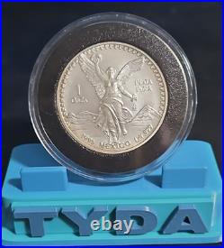 1995 Mexico 1 oz Libertad BU. 999 Fine Silver 500K Mintage In Capsule