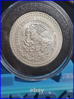 1995 Mexico 1 oz Libertad BU. 999 Fine Silver 500K Mintage In Capsule