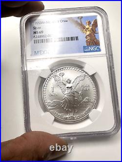 1995 Mexico 1 oz Silver. 999 Libertad MS-69 PCGS Beautiful Coin #015