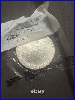 1995 Mexico Libertad 1 Onza. 999 Silver Coin? SEALED IN LITTLETON WRAPPER