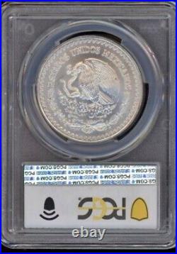 1995-Mo MEXICO SILVER 1 ONZA LIBERTAD PCGS MS67 BU DETAILED LIGHTLY TONED COIN