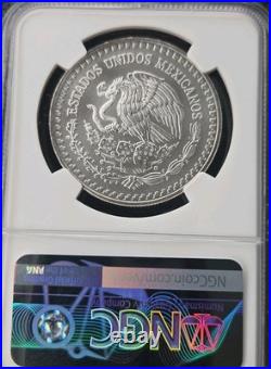 1995-Mo (MS68) Mexico 1oz Silver Libertad Onza NGC withBAG FRAGMENT