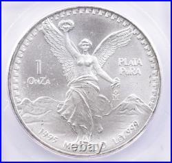 1995 Mo Mexico 1 Onza Silver Libertad MS69 ICG