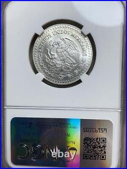 1996 Mexico Libertad 1/4 oz. Silver Coin NGC MS69 Only 2 Higher Freshly Graded