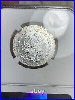 1996 Mexico Libertad 1/4 oz. Silver Coin NGC MS69 Only 2 Higher Freshly Graded