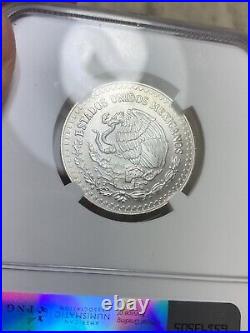 1996 Mexico Libertad 1/4 oz. Silver Coin NGC MS69 Only 2 Higher Freshly Graded