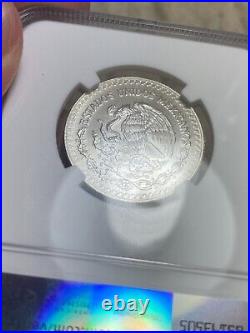 1996 Mexico Libertad 1/4 oz. Silver Coin NGC MS69 Only 2 Higher Freshly Graded