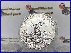 1996 Mexico Silver One oz 1 Onza. 999 Libertad