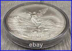 1996 Mo MEXICO 1oz LIBERTAD SILVER ONZA FIRST YEAR NEW DESIGN LOW MINTAGE