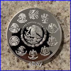 1997 Mexico 5 oz Silver Libertad BU, Toned mirror finish. 999 pure silver 1997 Mexico 5 oz Silver Libertad BU, Toned mirror finish. 999 pure silver