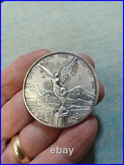 1997 Mexico Libertad Onza Pura Plata 2 oz. 999 Silver Coin KEY DATE