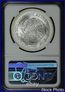 1997-Mo Mexico Silver Libertad 1 Onza NGC MS-69