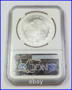 1997 Mo NGC MS67 MEXICO 1 oz Silver Libertad Un Onza Coin #39228A