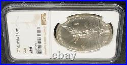 1997 Silver Mexico Libertad 1 Onza NGC MS69.999 Silver 1 oz Coin