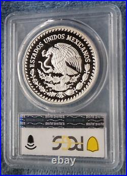 1999 1 oz onza PROOF. 999 silver (PLATA PURA) Mexican Libertad PCGS PR69 / PF69