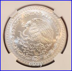 1999 Mexico LIBERTAD 1.0 oz. 999 Silver coin NGC Certified MS 69