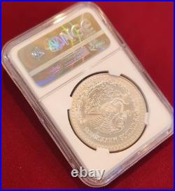 1999 Mexico LIBERTAD 1.0 oz. 999 Silver coin NGC Certified MS 69