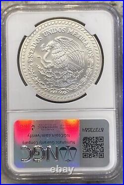 1999 Mo 1 Oz Silver Libertad NGC MS68 Mexico Onza, 2nd Lowest Mintage @ 95,000