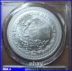 1999 Mo Mexico Onza Libertad. 999 Silver PCGS MS69 Key Date