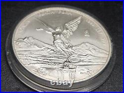 1999 Mo Mexico Una Onza. 999 Silver Libertad-Only 95,000 MINTED! Toning