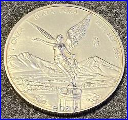 1999 UNC 1 Oz 999 SILVER MEXICO Libertad Pura Plata Coin Limited Mint Rare Round