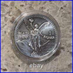 1Oz Plata Pura Estados Unidos Mexicanos Coin(Libertad Intaglio)