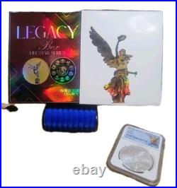 1st EDITION Libertad Legacy Box Set OGP with2010-Mo Custom Libertad MS69 NGC