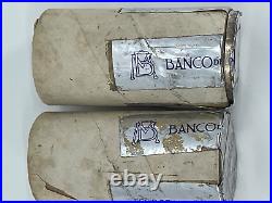 2- 20 Coin 1985 Original Bank Wrapped Rolls Mexican Libertad