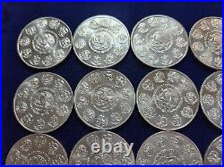 (20) 2010 Mexican Libertad 1 oz. 999 Fine Silver UNC Coins OPEN ROLL