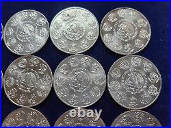 (20) 2010 Mexican Libertad 1 oz. 999 Fine Silver UNC Coins OPEN ROLL