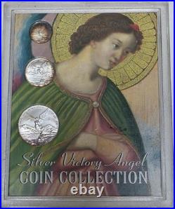 2000 MEXICO Libertad 999 Silver Victory Angel 3 Coin Collection 1/4 1/10 1/20 oz 2000 MEXICO Libertad 999 Silver Victory Angel 3 Coin Collection 1/4 1/10 1/20 oz