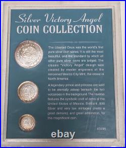 2000 MEXICO Libertad 999 Silver Victory Angel 3 Coin Collection 1/4 1/10 1/20 oz 2000 MEXICO Libertad 999 Silver Victory Angel 3 Coin Collection 1/4 1/10 1/20 oz