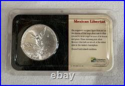 2000 Mexican Libertad. 999 Silver Coin in Littleton Holder Mexico City Mint