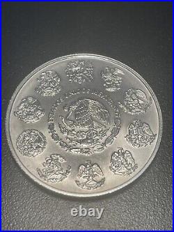 2000 Mexico Libertad 1 Onza Mexican. 999 1 oz Silver Coin Uncirculated