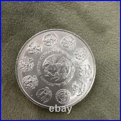 2000 Mexico Onza / Libertad 1 oz. 999 Silver Purple Toning Starting