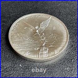 2000 Mexico Silver Libertad 1 Onza Mexican. 999 1 oz Silver Coin