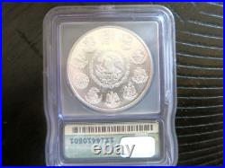 2000 Mo Mexican Libertad 1 Onza Troy De Plata Plata Pura. 0999 Icg Ms66