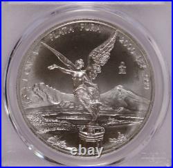 2000-Mo Mexico Livertad Silver 1 Onza PCGS MS 69