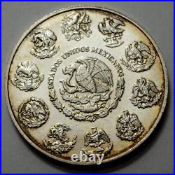 2001 1 oz 999 SILVER Ley Mexican Libertad 1 Onza Pura Plata Rare Nat. Toning Coin