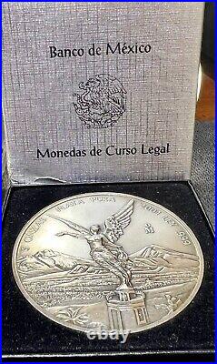 2001 5 oz Silver Mexican Libertad Coin With Original Box