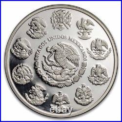 2001 Mexican 5 oz Silver Libertad Proof (In Capsule) 2001 Mexican 5 oz Silver Libertad Proof (In Capsule)