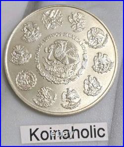 2001 Mexico Libertad 1 Ounce. 999 Fine Silver Better Back Date Hard To Find