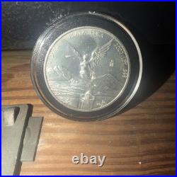 2002 Mexican Libertad. 999 Silver (rare year) Encapsulated