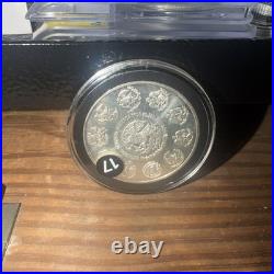 2002 Mexican Libertad. 999 Silver (rare year) Encapsulated
